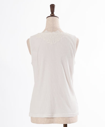 Quick-Dry Flower Lace Tank Top