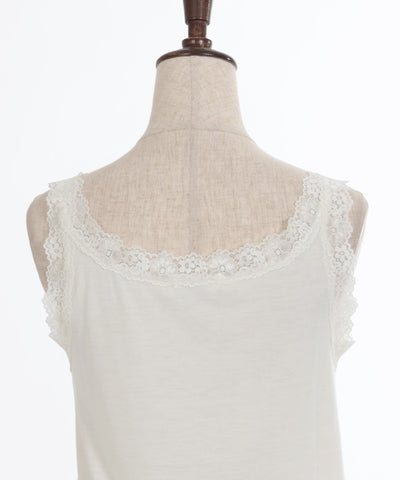 Bijoux & Lace Design Tank Top