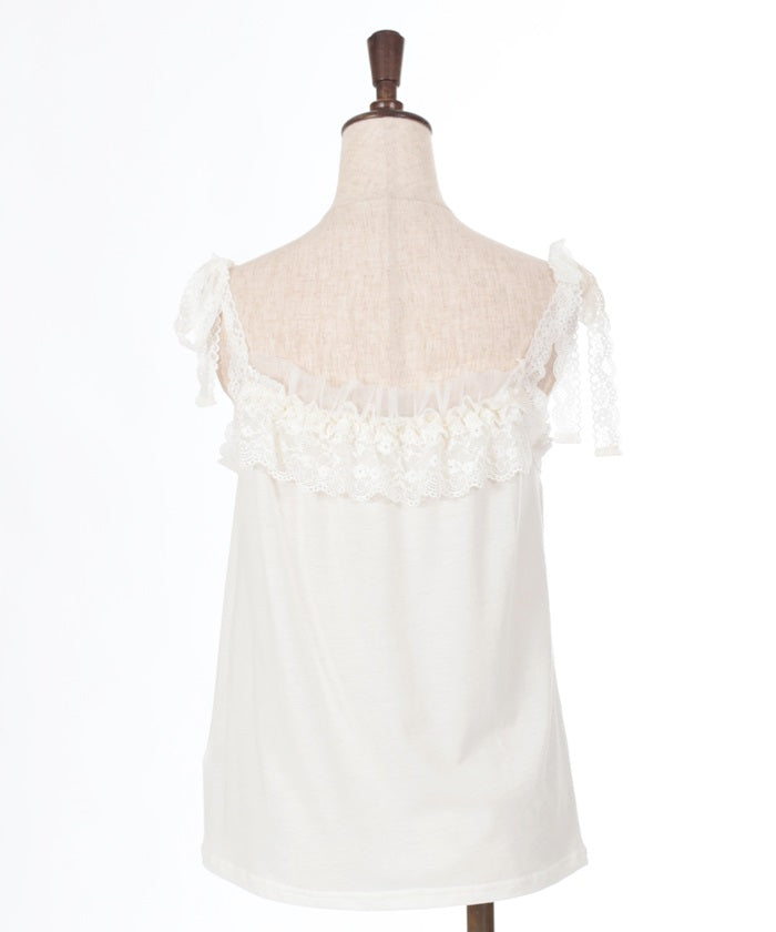 Shoulder Ribbon Lace Frill Inner