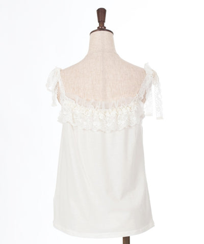 Shoulder Ribbon Lace Frill Inner