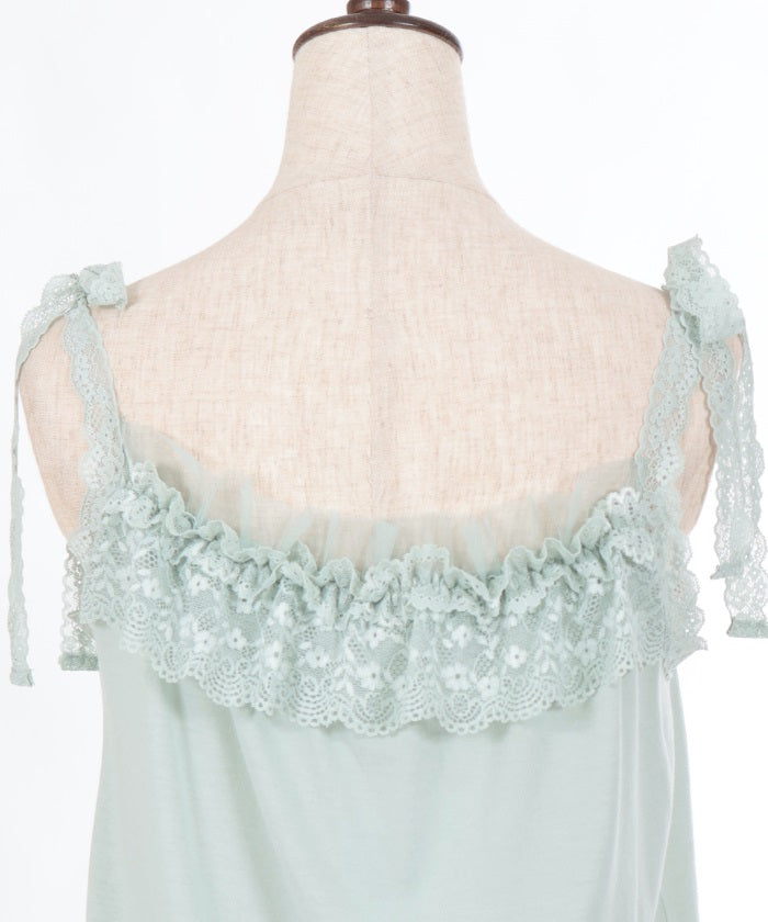 Shoulder Ribbon Lace Frill Inner