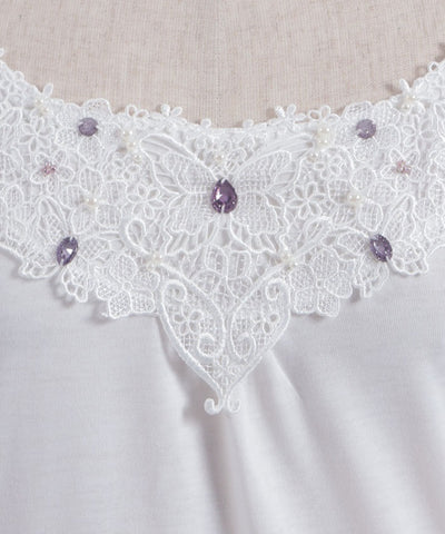 Bijoux & Butterfly Lace Tank Top