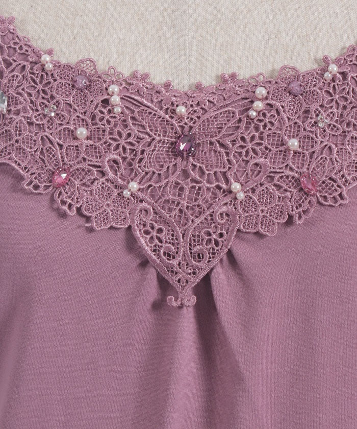 Bijoux & Butterfly Lace Tank Top