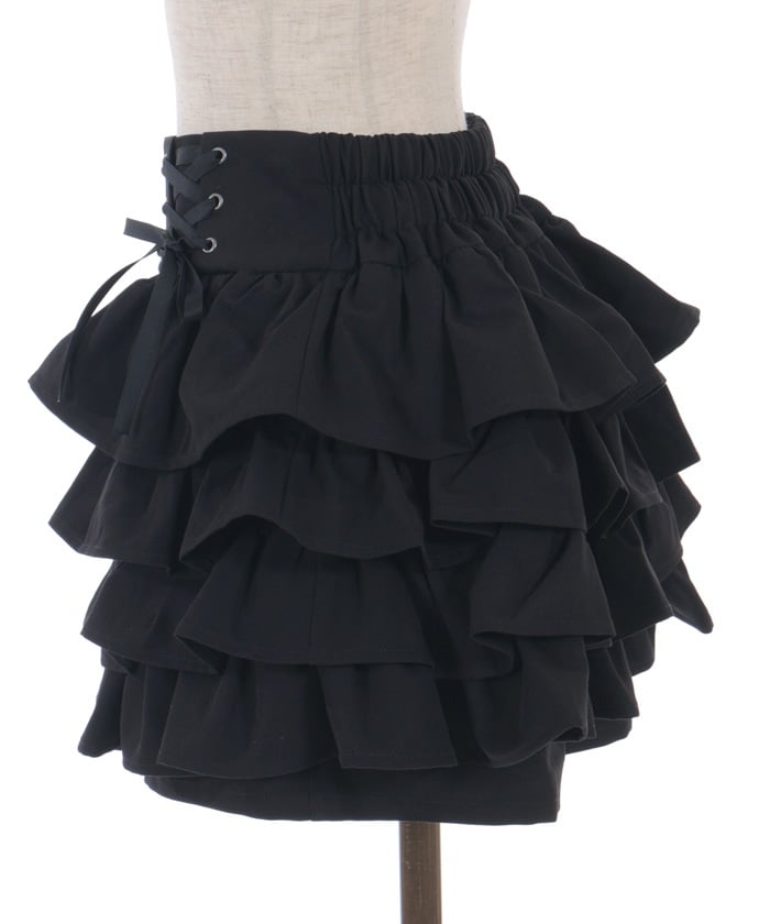 Lace-Up Frill Skort – axes femme from JAPAN