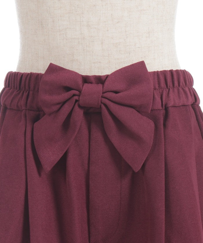 Music Note Kitty Embroidery Ribbon Pants