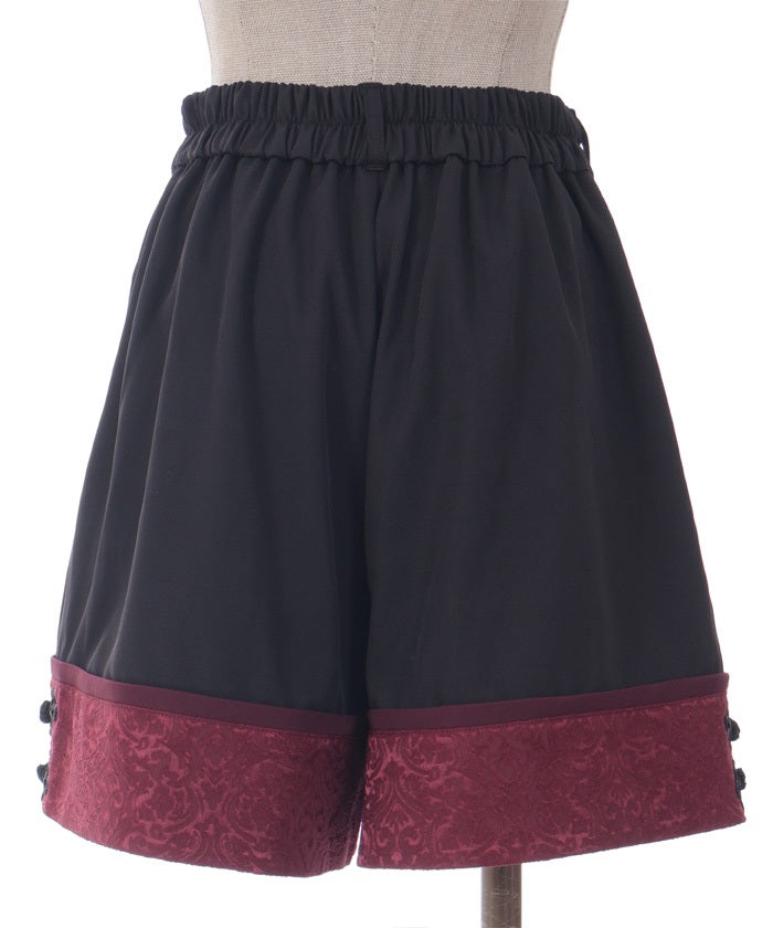 Chinese Button Short Pants