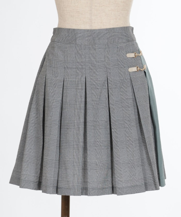 Bicolor Pleated Culotte