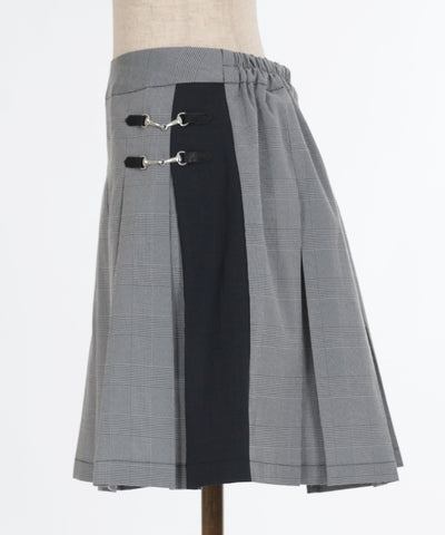 Bicolor Pleated Culotte