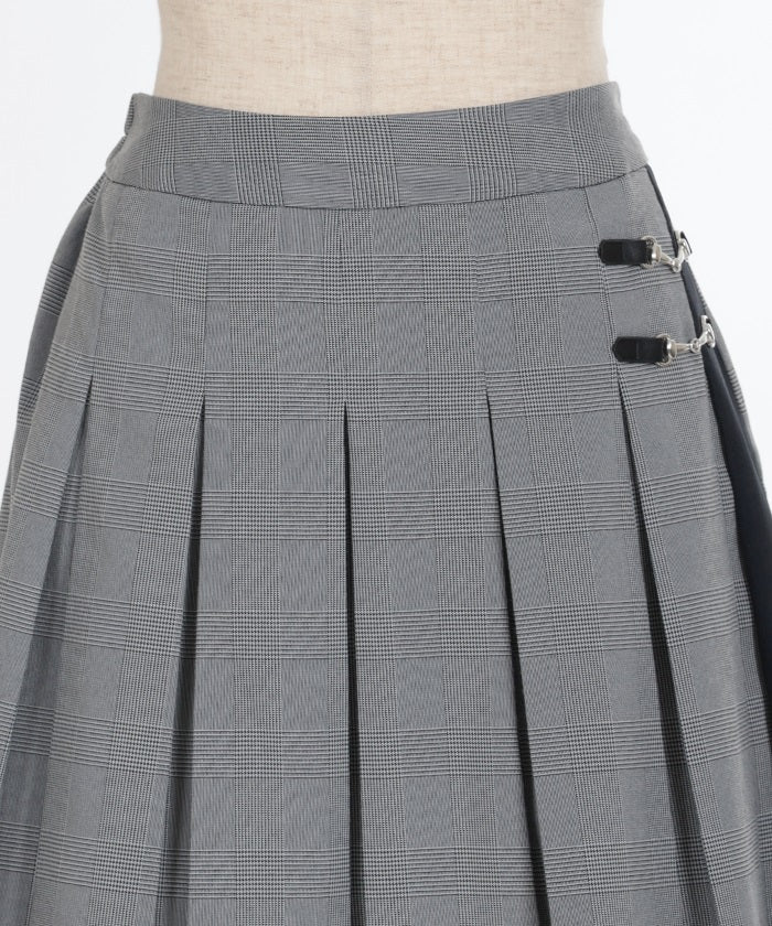 Bicolor Pleated Culotte