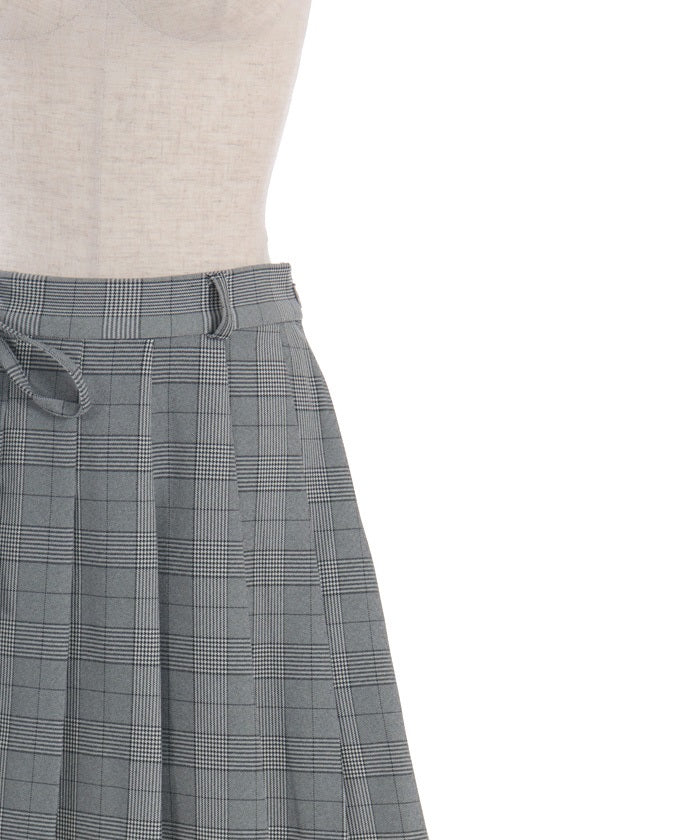 Ribbon Set Pleated Skort (Pre-order)