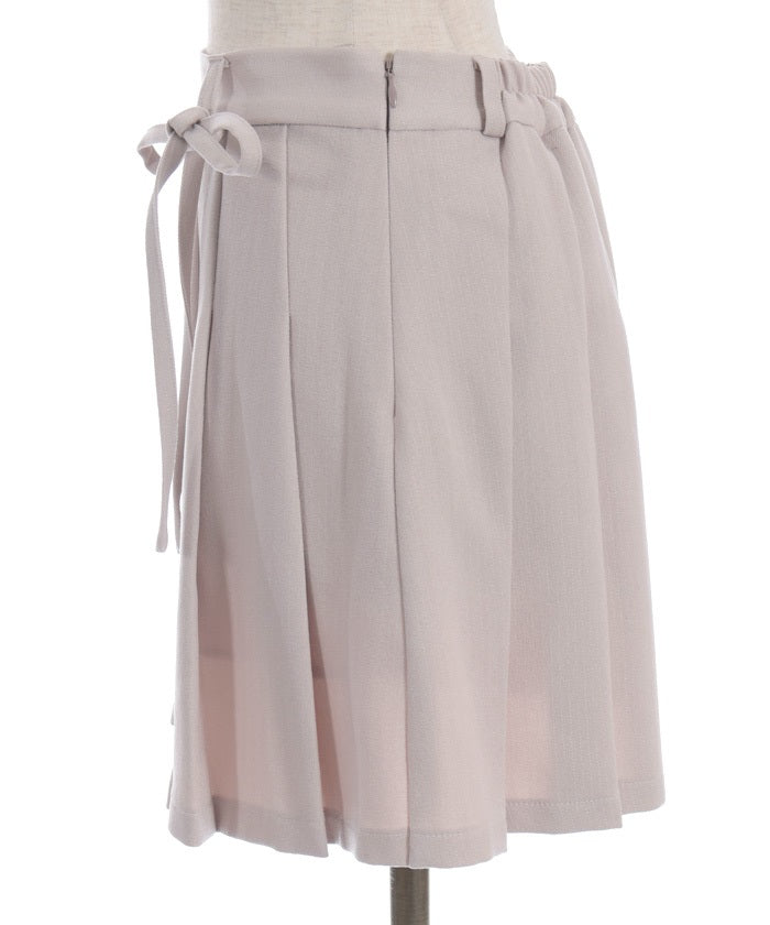 Ribbon Set Pleated Skort (Pre-order)