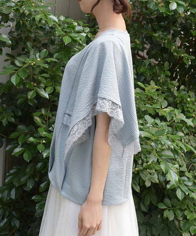 Handkerchief Sleeve Pullover