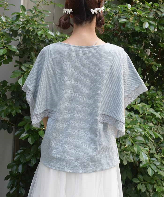 Handkerchief Sleeve Pullover