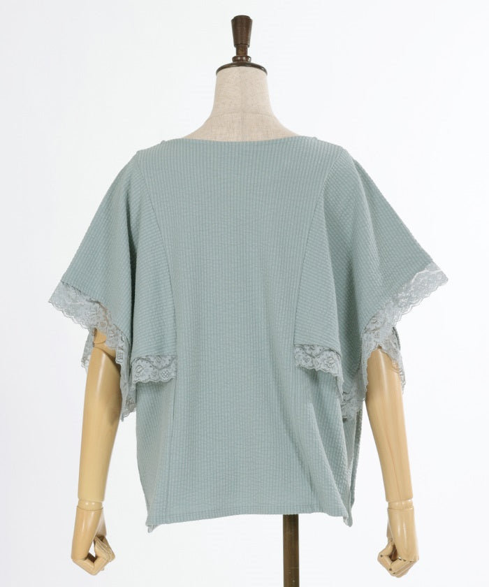 Handkerchief Sleeve Pullover – axes femme from JAPAN