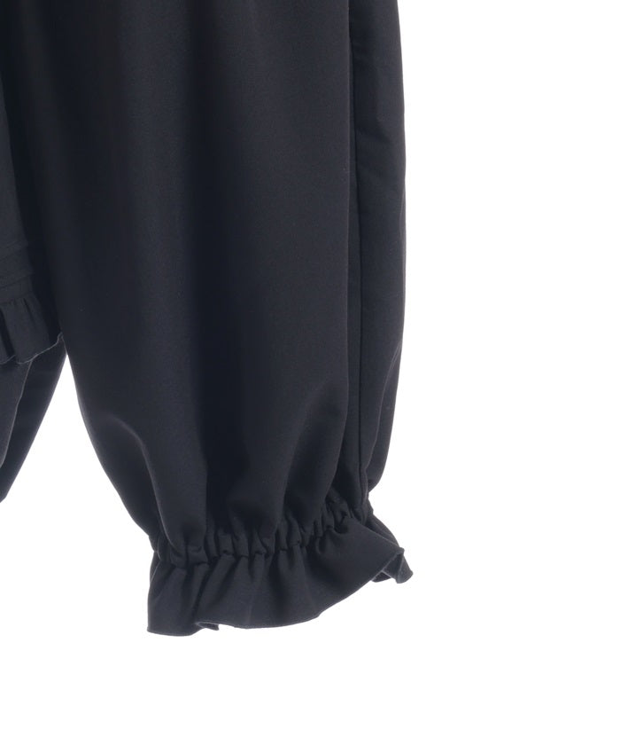 Balloon Asymmetric Frill Pants