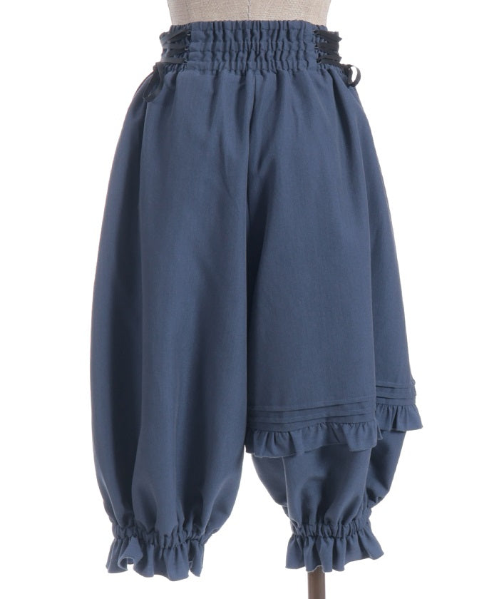 Balloon Asymmetric Frill Pants