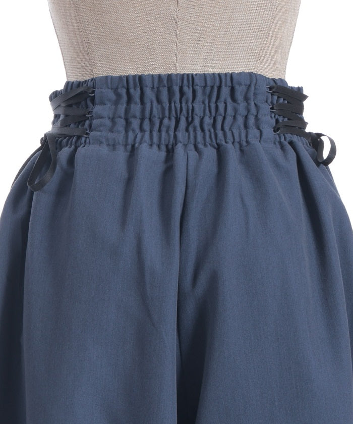 Balloon Asymmetric Frill Pants