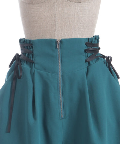 Balloon Asymmetric Frill Pants