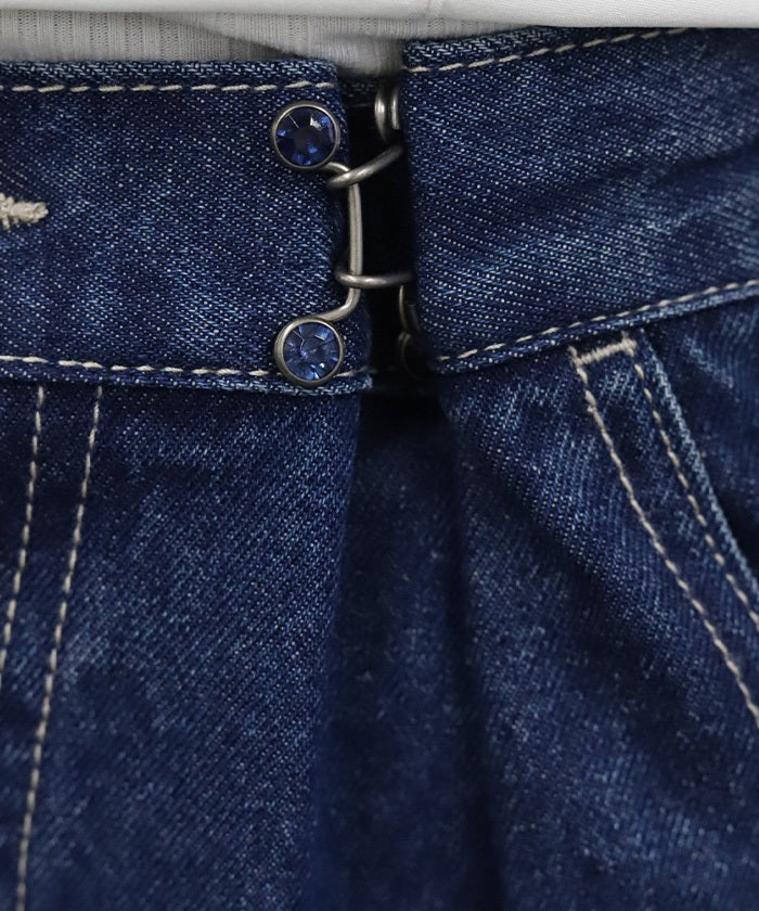 Damage Denim Loose Pants