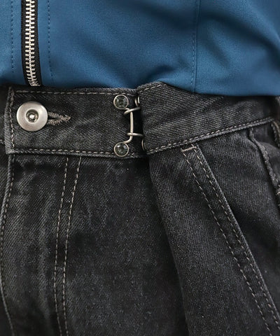 Damage Denim Loose Pants