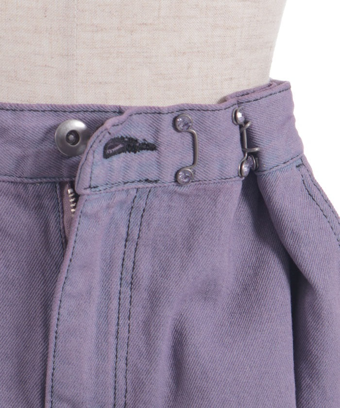 Damage Denim Loose Pants