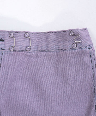Damage Denim Loose Pants