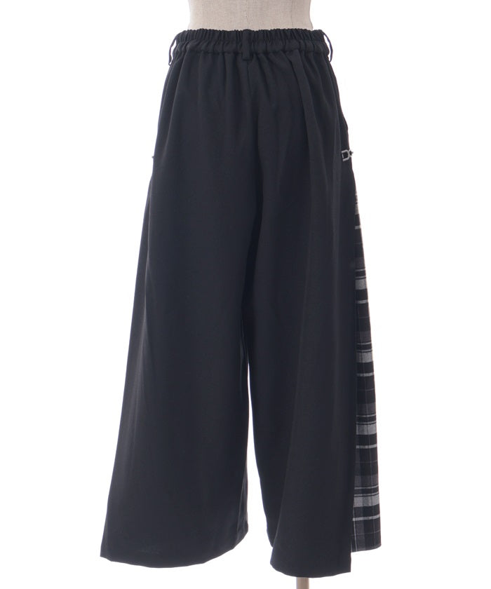 SHページ Side Plaid Wide Pants – axes femme from JAPAN