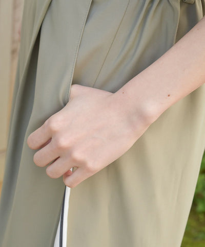 Side Pattern Panel Wide Pants