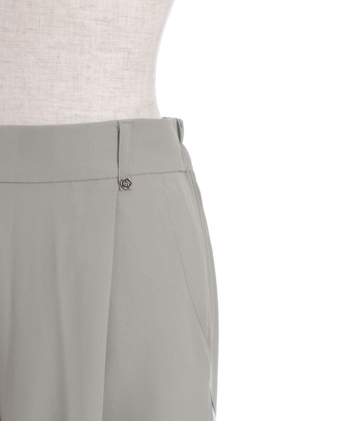 Side Pattern Panel Wide Pants