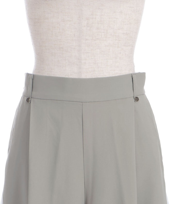 Side Pattern Panel Wide Pants