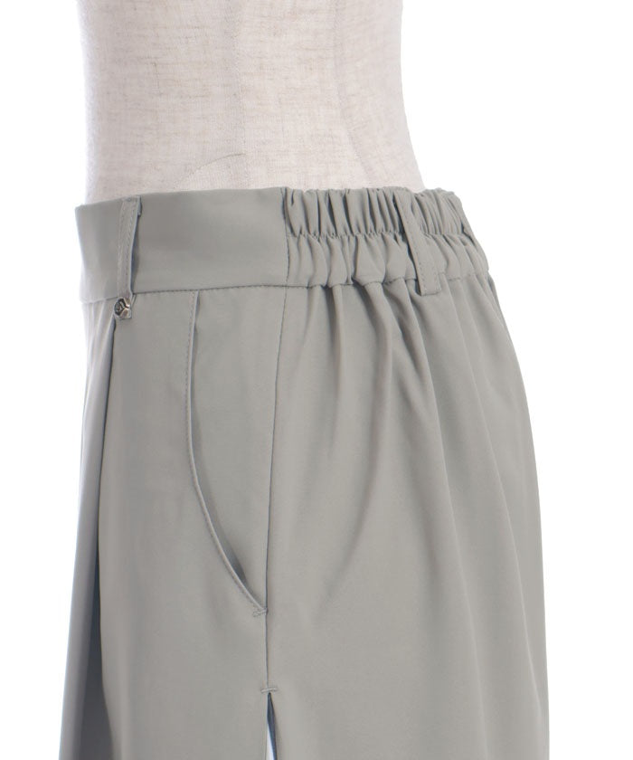 Side Pattern Panel Wide Pants