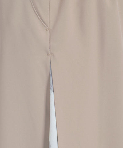 Side Pattern Panel Wide Pants