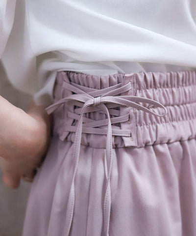 Lace-Up Volume Cargo Pants