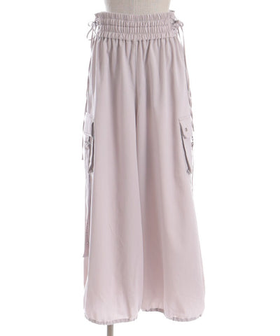 Lace-Up Volume Cargo Pants