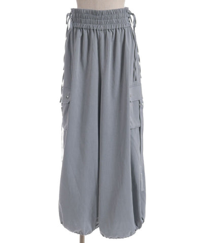 Lace-Up Volume Cargo Pants