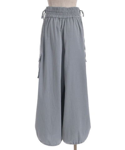Lace-Up Volume Cargo Pants