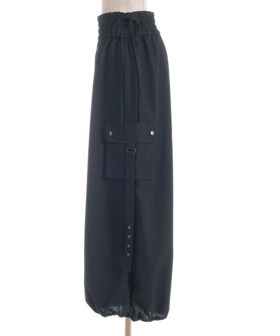 Lace-Up Volume Cargo Pants