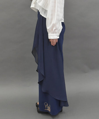 Flare Design Wide Pants
