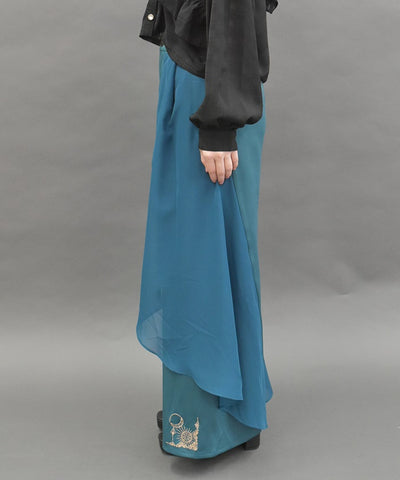 Flare Design Wide Pants