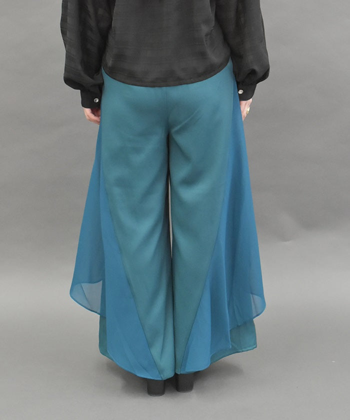 Flare Design Wide Pants