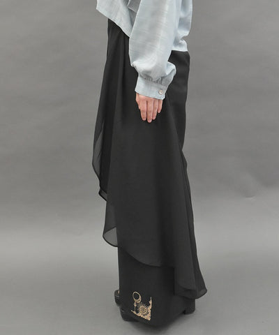 Flare Design Wide Pants