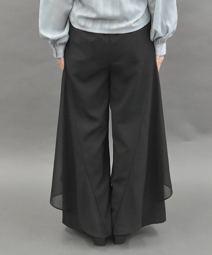 Flare Design Wide Pants