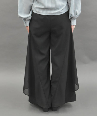 Flare Design Wide Pants