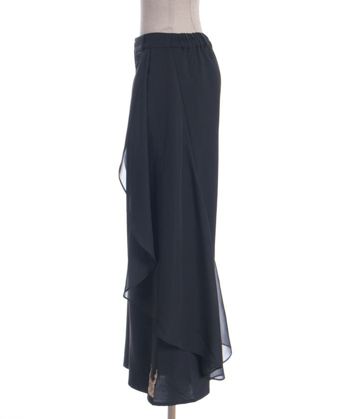 Flare Design Wide Pants