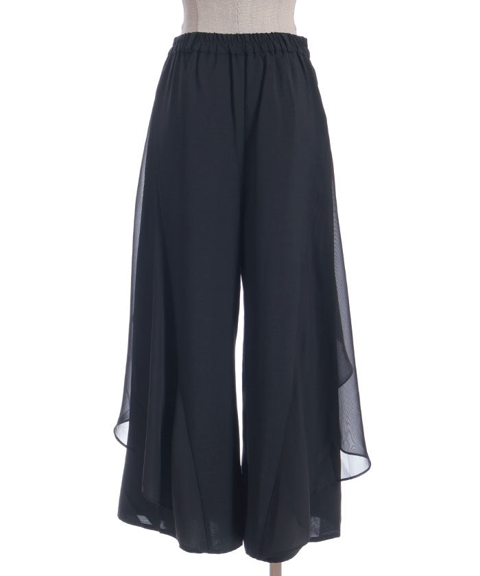 Flare Design Wide Pants