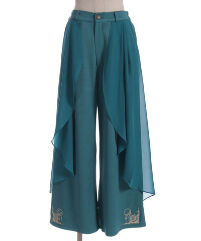 Flare Design Wide Pants