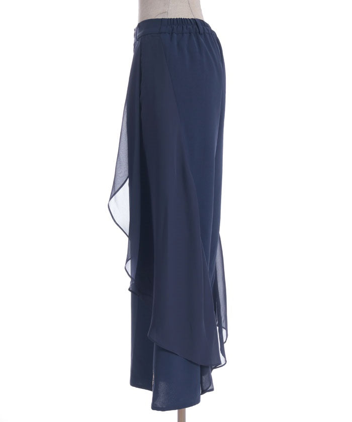Flare Design Wide Pants