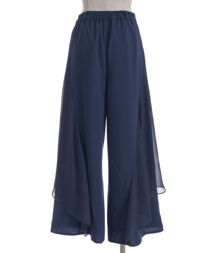 Flare Design Wide Pants