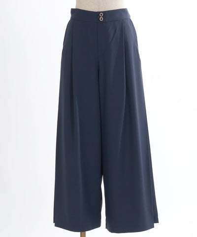 Side Scarf Panel Pants