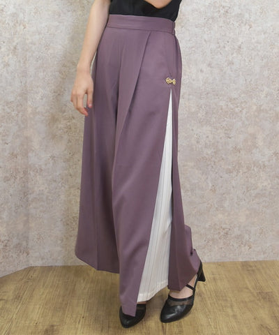 Side Striped Wide Pants